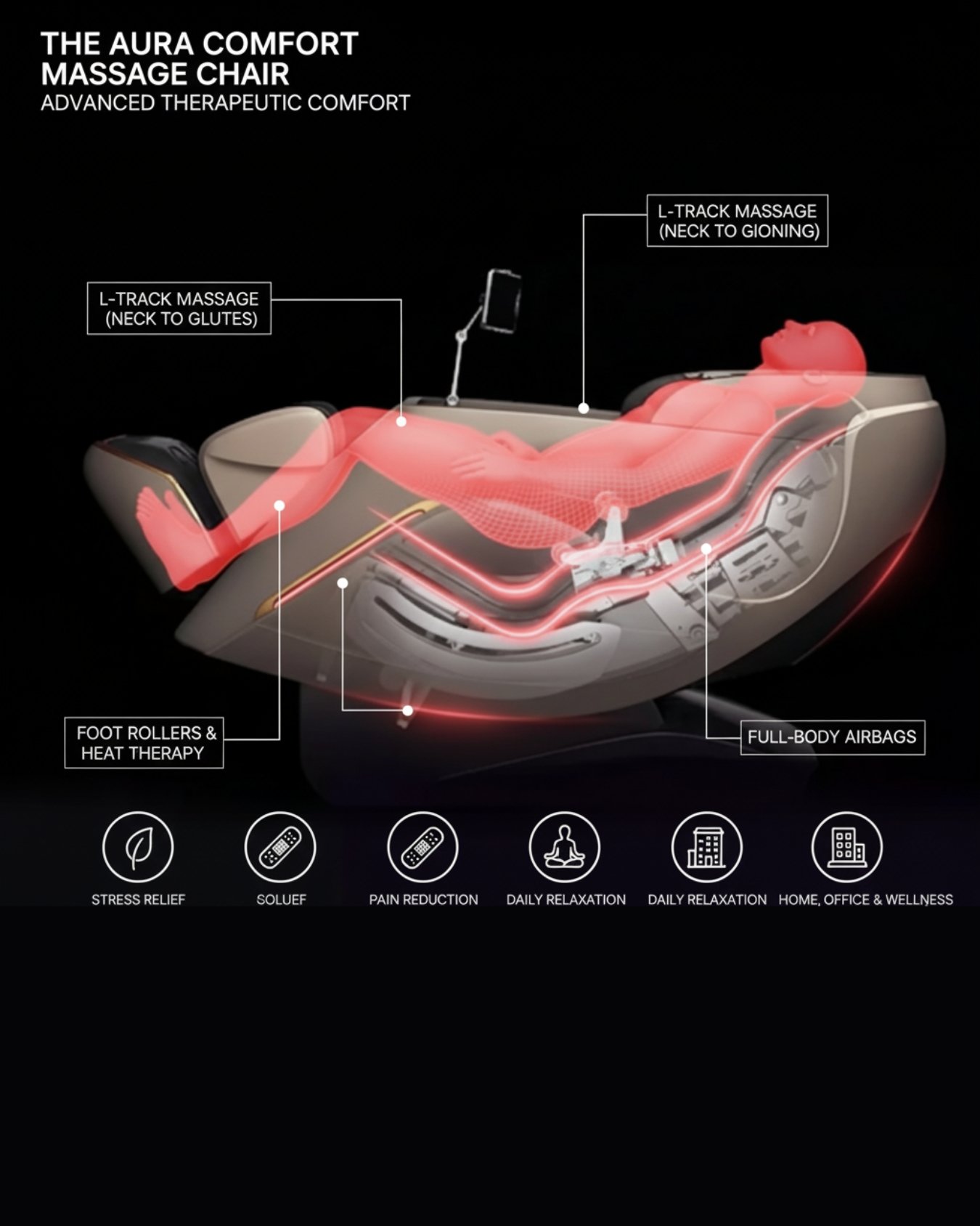 Aura Comfort Full Body Massage Chair