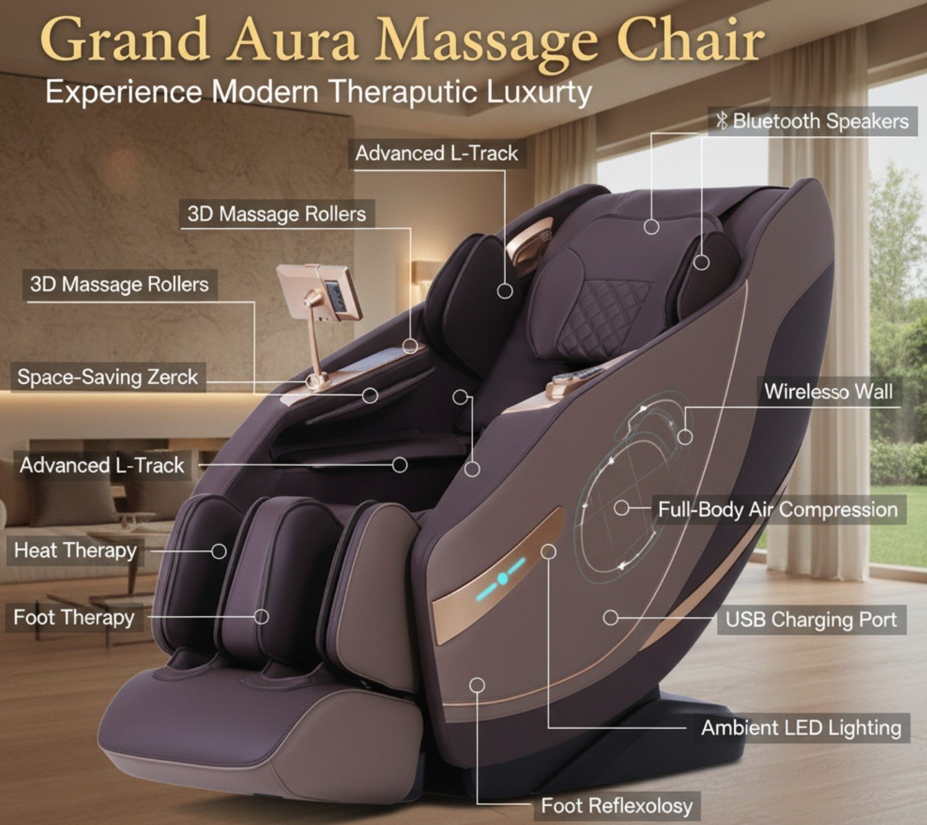 Grand Aura Full Body Massage Chair