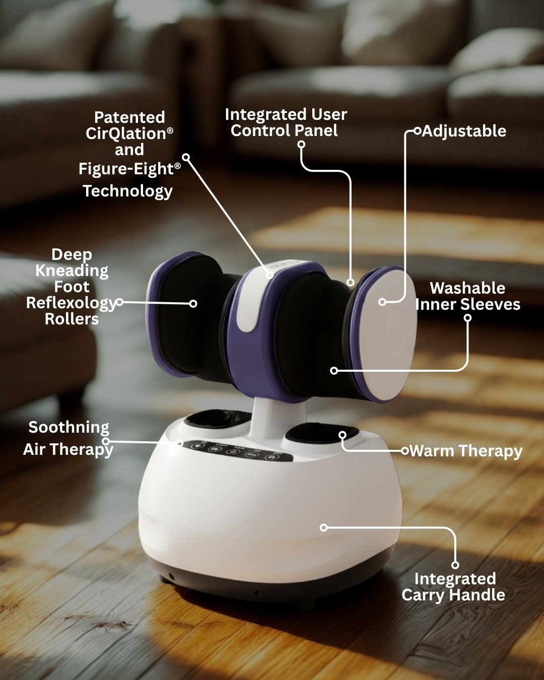 Leg Harmony U Comfort Leg Massager
